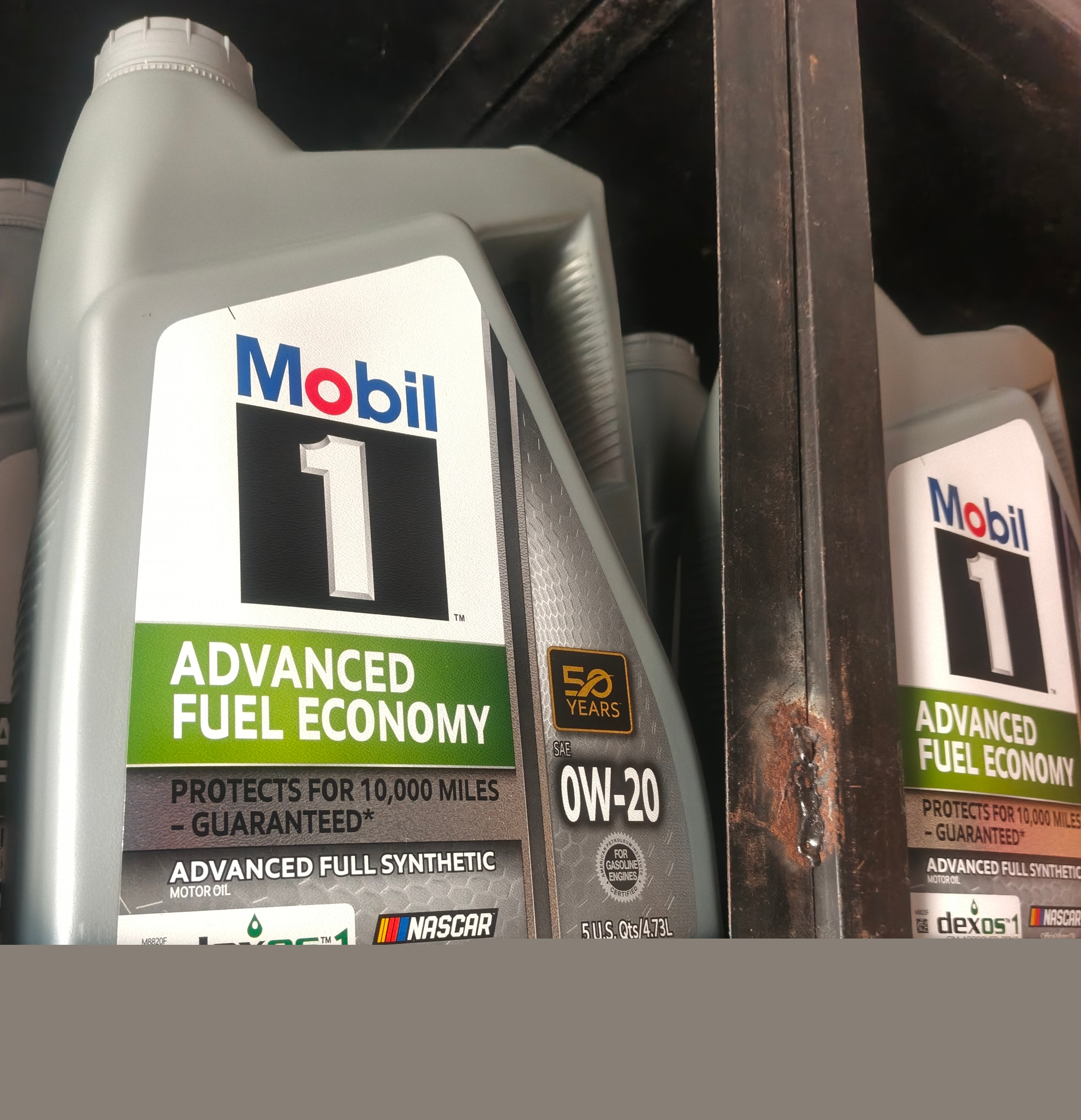 Mobil 1 Advanced Fuel Economy 0W-20 Full Synthetic Motor Oil thumbnail 2