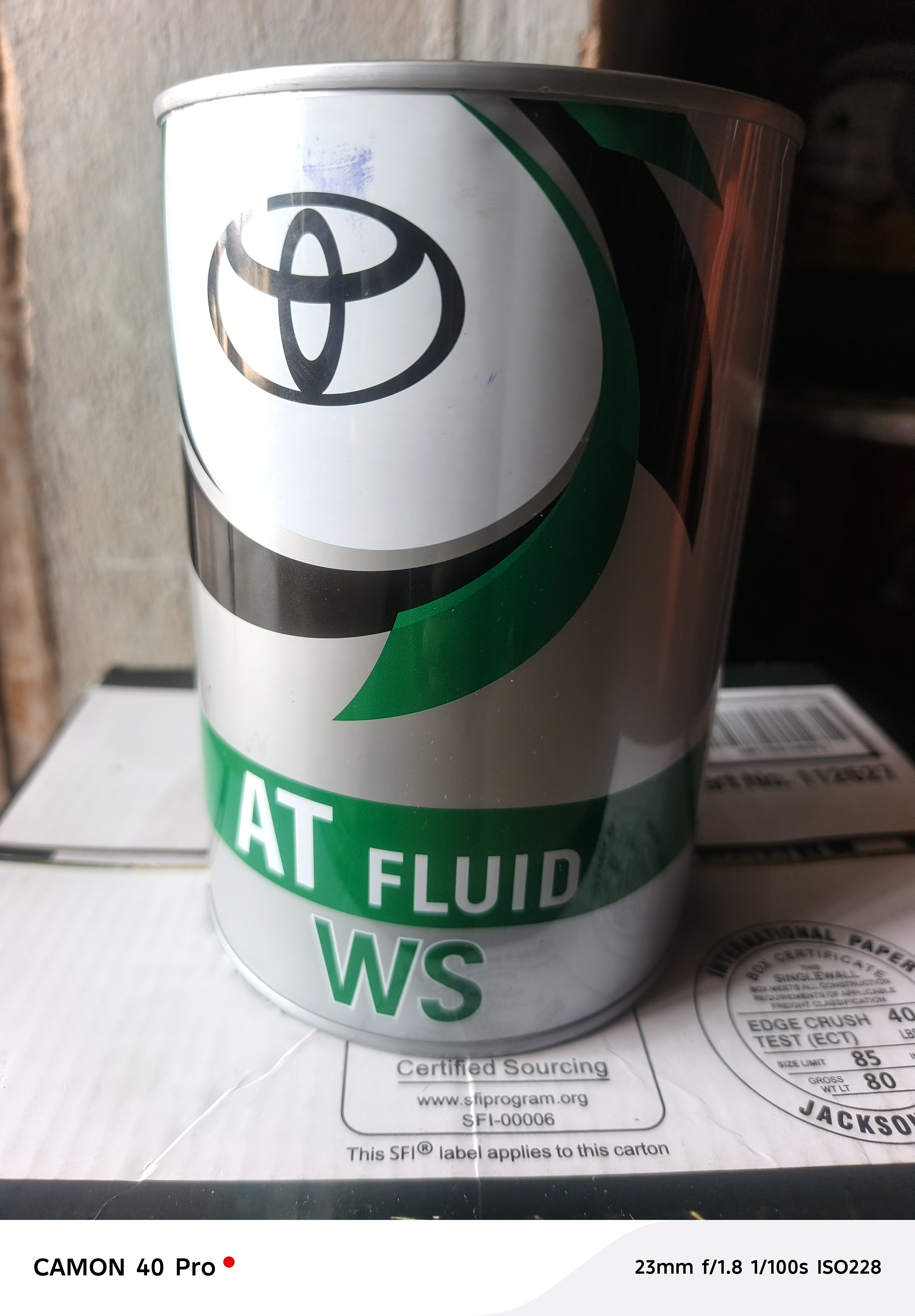 Toyota Automatic Transmission Fluid (ATF WS) thumbnail 2