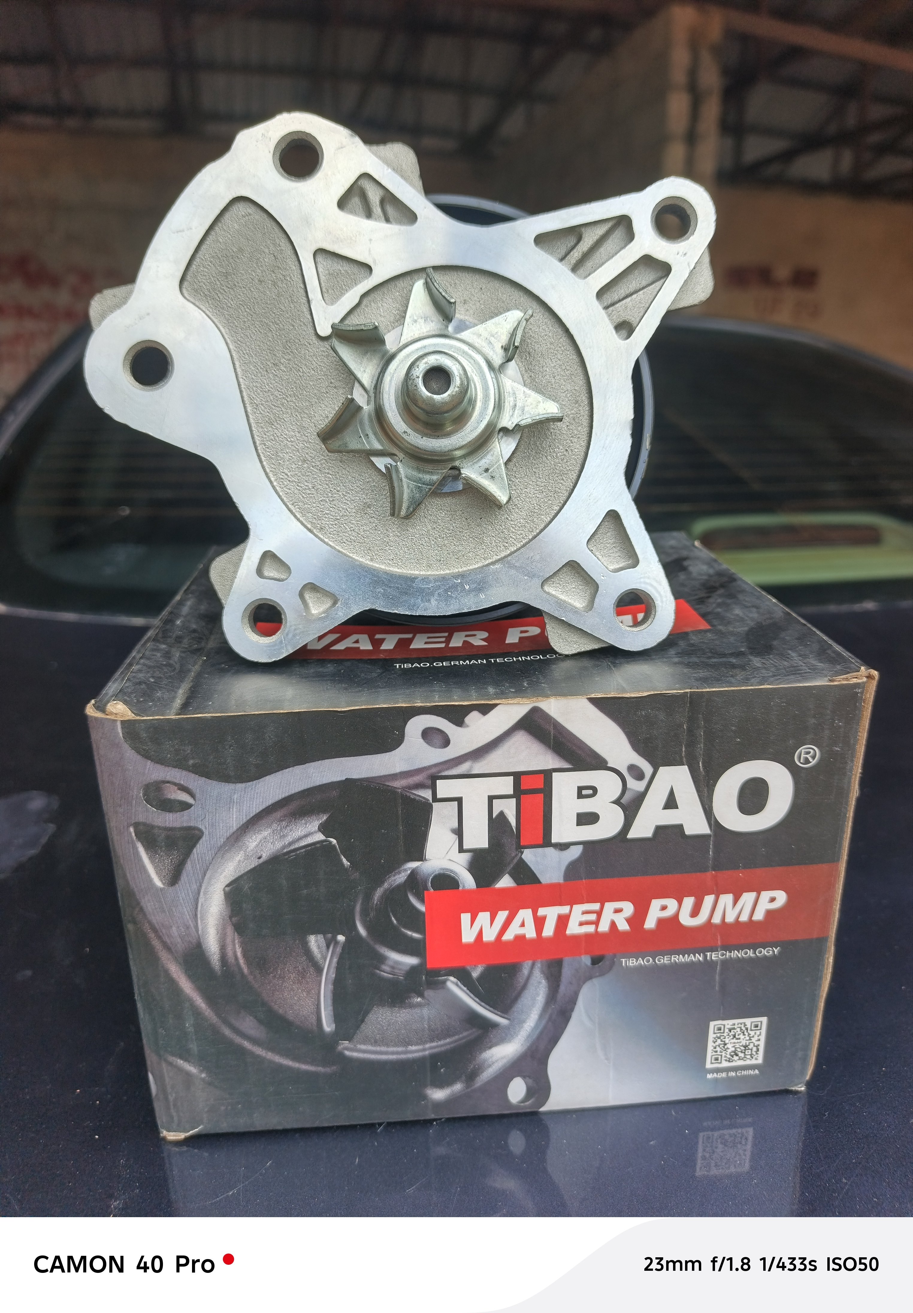 TIBAO Water Pump for Toyota 2ZR Engine