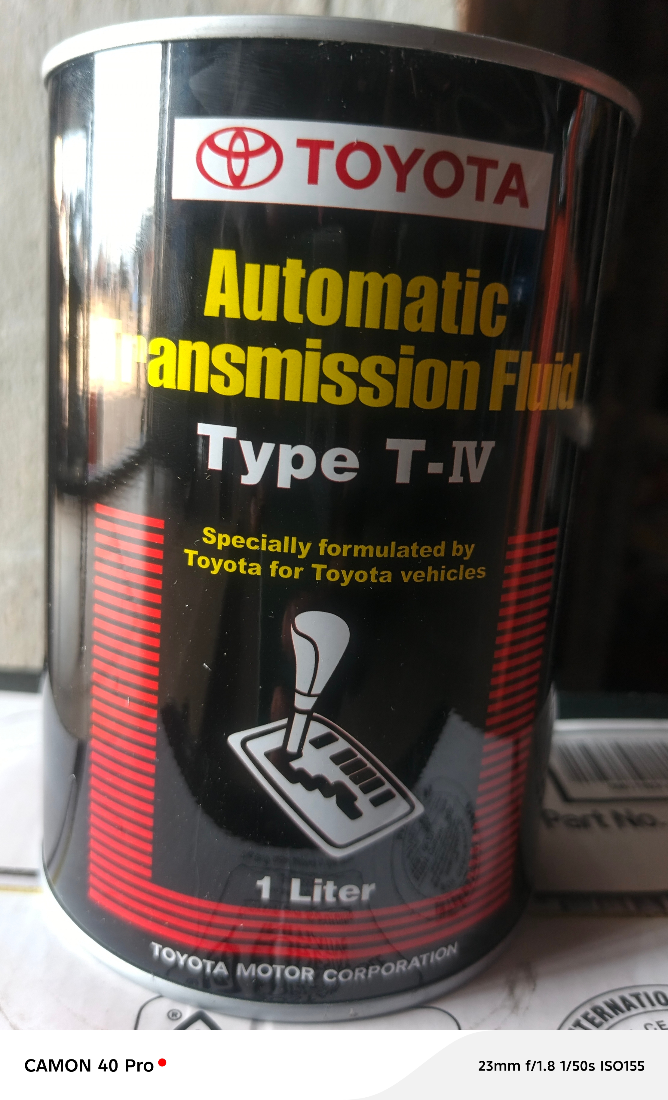 Toyota Automatic Transmission Fluid Type T-IV – 1 Litre